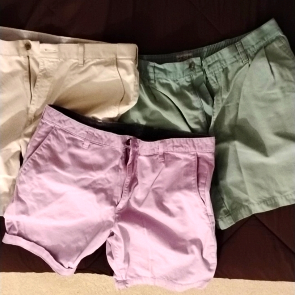 3 pairs men's shorts. Sz 38